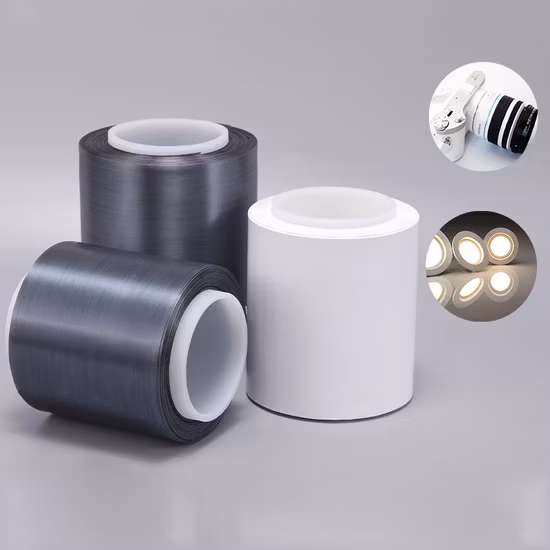 Film noir de membrane d'Eptfe de filtre microporeux de médias filtrants d'Unm 0.2mm IP68 PTFE