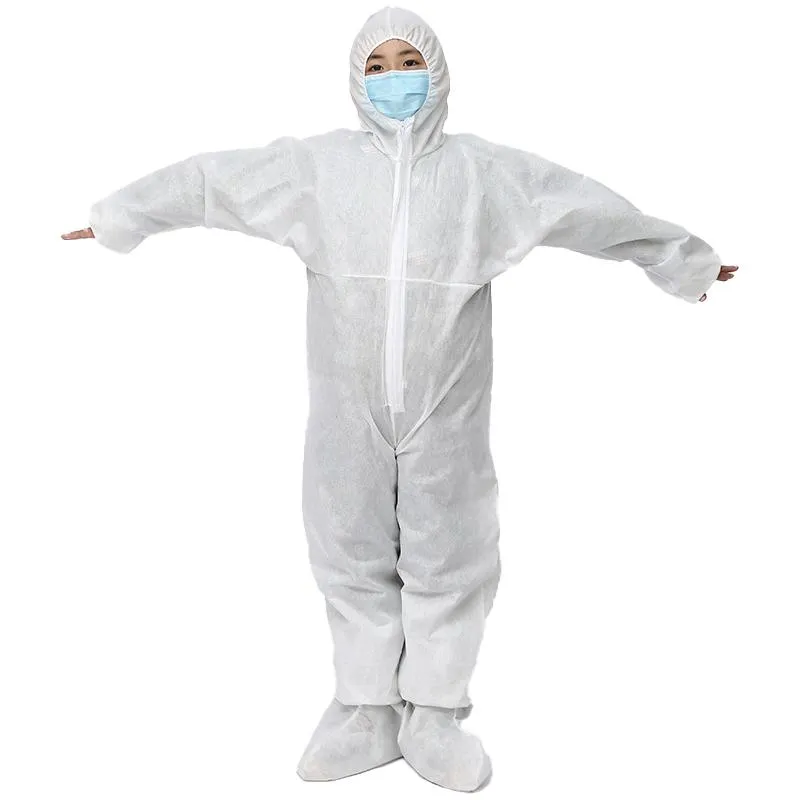 Combinaison médicale jetable pour enfants, respirante, Anti-poussière, antibactérienne, résistante aux éclaboussures, biosécurité, Anti-poussière